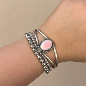 Pink Conch Cuff